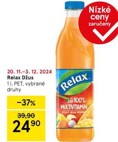 Relax Džus, 1 l, PET