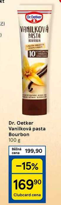 Dr.Oetker Vanilková pasta Bourbon, 100 g