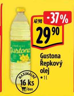 Gustona Řepkový olej, 1 l