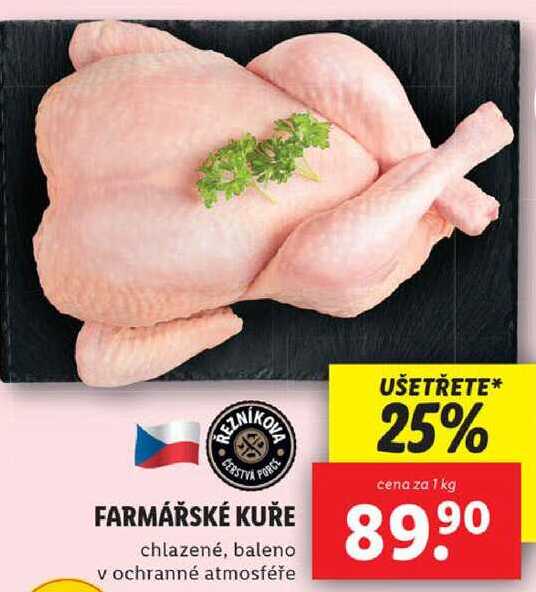 FARMÁŘSKÉ KUŘE, cena za 1 kg