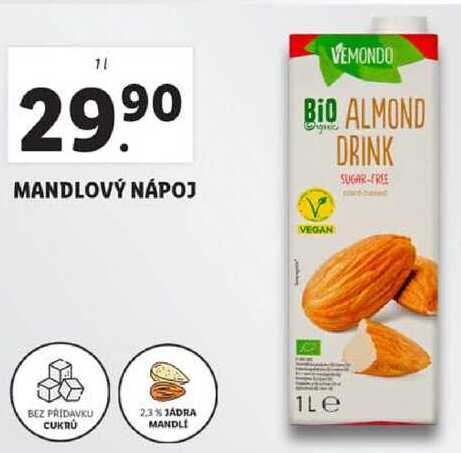 MANDLOVÝ NÁPOJ, 1 l