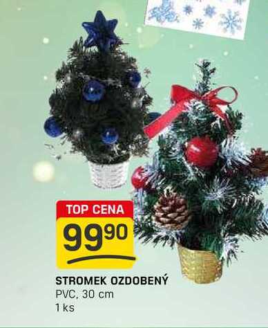 STROMEK OZDOBENÝ PVC, 30 cm 1 ks 