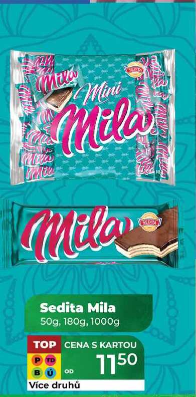 Sedita Mila 50g, 180g, 1000g 