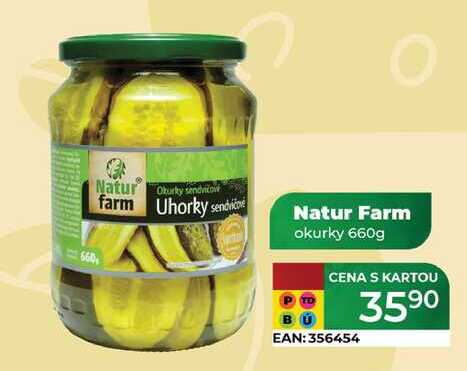 Natur Farm okurky 660g 