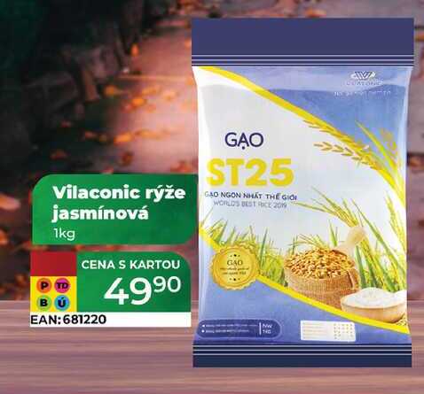 Vilaconic rýže jasmínová 1kg  