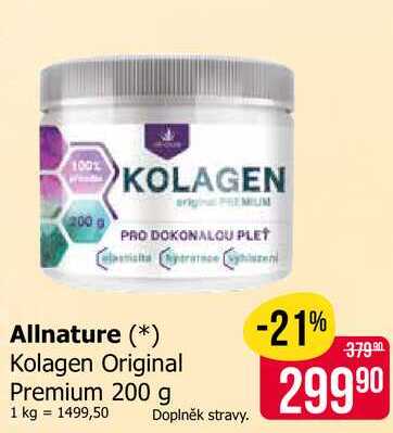 Allnature Kolagen Original Premium 200 g 