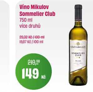 Víno Mikulov Sommelier Club 750 ml 