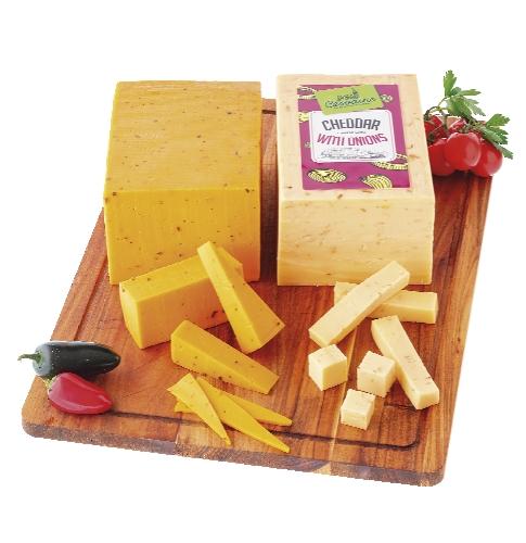 Cheddar ochucený 50 % t. v s., 1000 g