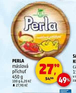 Perla PERLA máslová příchuť, 450 g