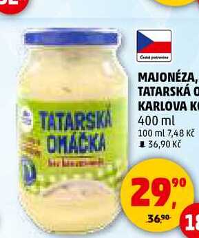 MAJONÉZA, KARLOVA KORUNA, 400 ml