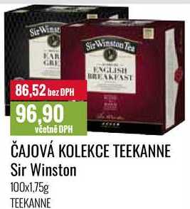 ČAJOVÁ KOLEKCE TEEKANNE Sir Winston 100x1,75g 