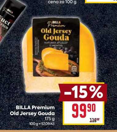 BILLA Premium Old Jersey Gouda 175g