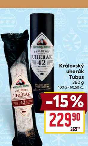 Královský uherák Tubus 380 g 