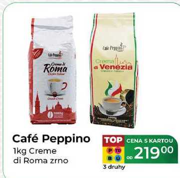 Café Peppino 1kg Creme di Roma zrno 