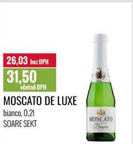 MOSCATO DE LUXE bianco, 0,2l