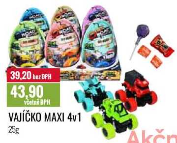 VAJÍČKO MAXI 4v1 25g