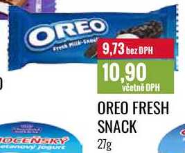 OREO FRESH SNACK 27g 