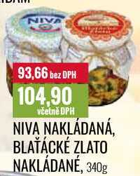 NIVA NAKLÁDANÁ, BLAŤÁCKÉ ZLATO NAKLÁDANÉ, 340g 