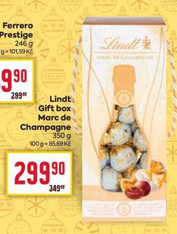 Lindt Gift box Marc de Champagne 350 g 