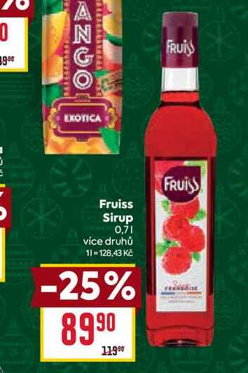 Fruiss Sirup 0,7l