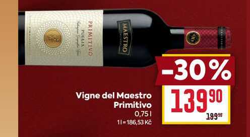 Vigne del Maestro Primitivo 0,75l