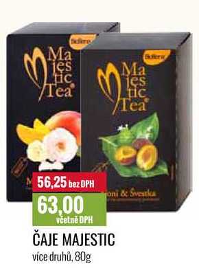 ČAJE MAJESTIC 80g 