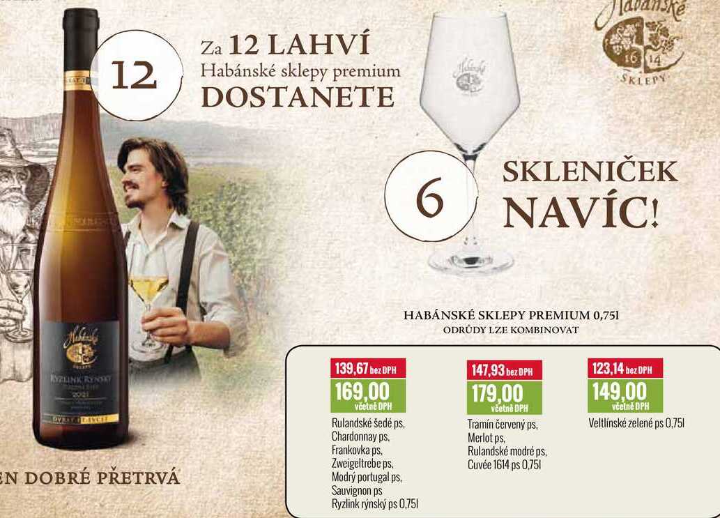 HABÁNSKÉ SKLEPY PREMIUM 0,75l