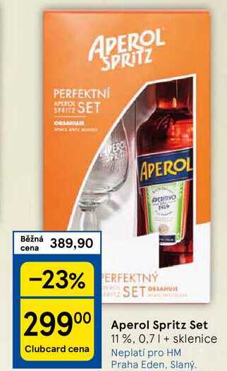 Aperol Spritz Set 0,7 l + sklenice