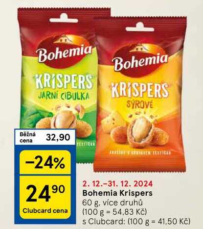 Bohemia Krispers, 60 g