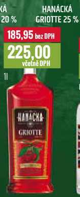 HANÁCKÁ GRIOTTE 25% 1l