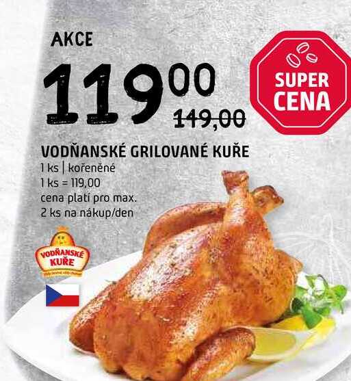 Vodňanské grilované Kuře 1kg