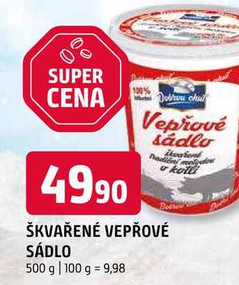 Vepřové škvařené sádlo 500g