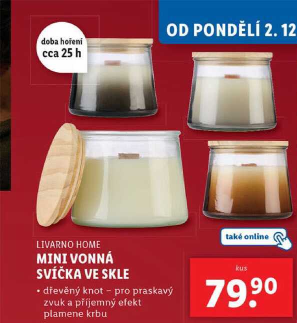 MINI VONNÁ SVÍČKA VE SKLE