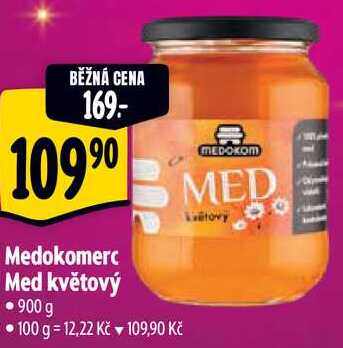 Medokomerc Med květový, 900 g 