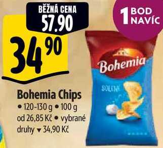 Bohemia Chips, 120-130 g 