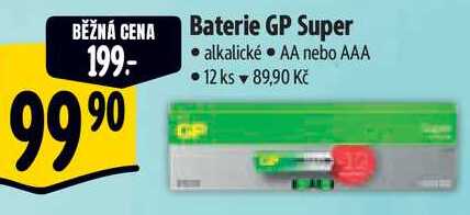 Baterie GP Super, 12 ks 