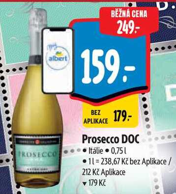 Prosecco DOC, 0,75 l