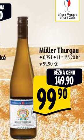   Müller Thurgau 0,75 l