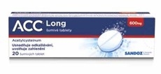 ACC® LONG 600 mg 20 šumivých tablet