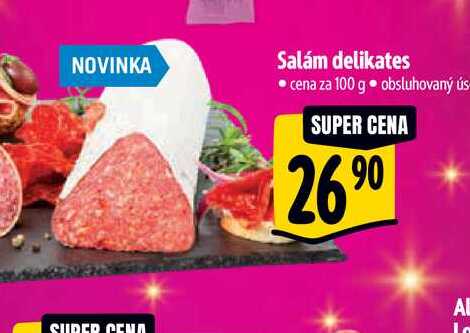   Salám delikates  100 g