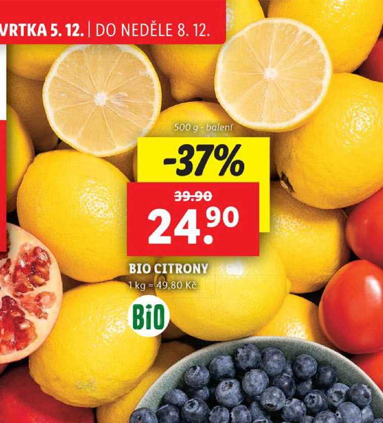 BIO CITRONY, 500 g