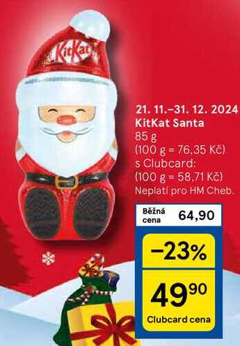 KitKat Santa, 85 g 