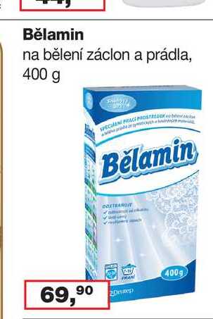 Bělamin na bělení záclon a prádla, 400 g