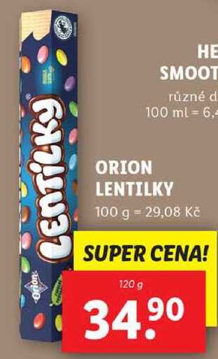 ORION LENTILKY, 120 g