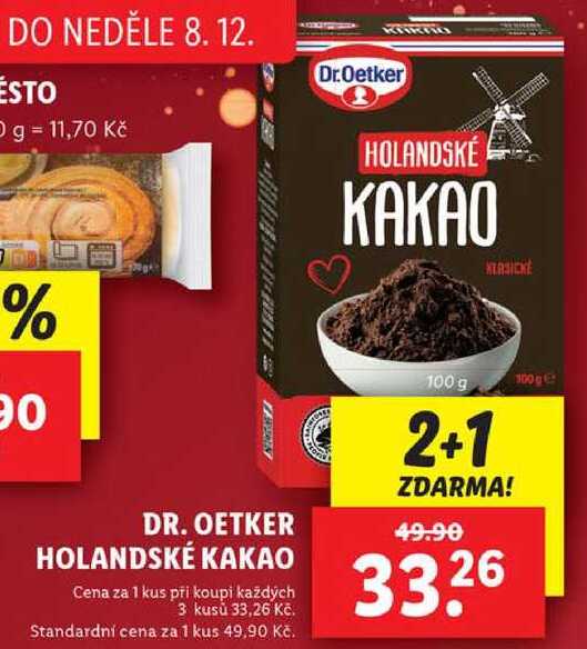 DR. OETKER HOLANDSKÉ KAKAO, 100 g