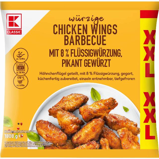 K-CLASSIC Kuřecí křídla BBQ XXL mražená