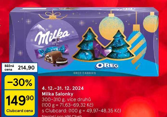 Milka Salonky, 300-310 g, více druhů