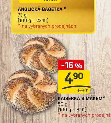 KAISERKA S MÁKEM 50 g 