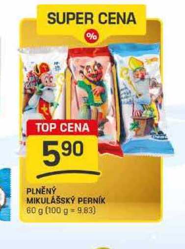 PLNĚNÝ MIKULÁŠSKÝ PERNÍK 60 g