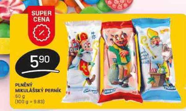 PLNĚNÝ MIKULÁŠSKÝ PERNÍK 60g